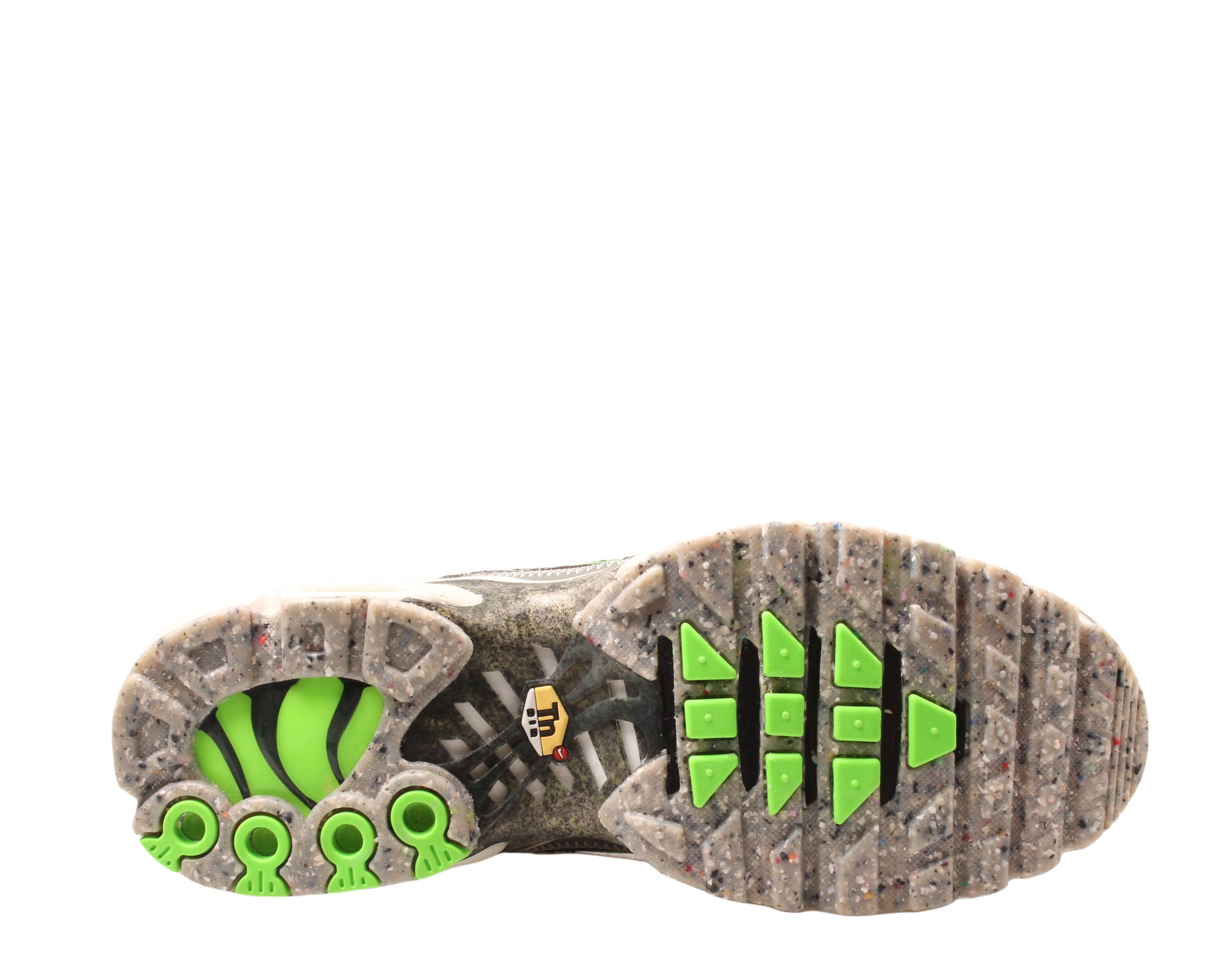 Men's Nike Air Max Plus Wolf Black-Electric Green Running Shoes DA9326-001