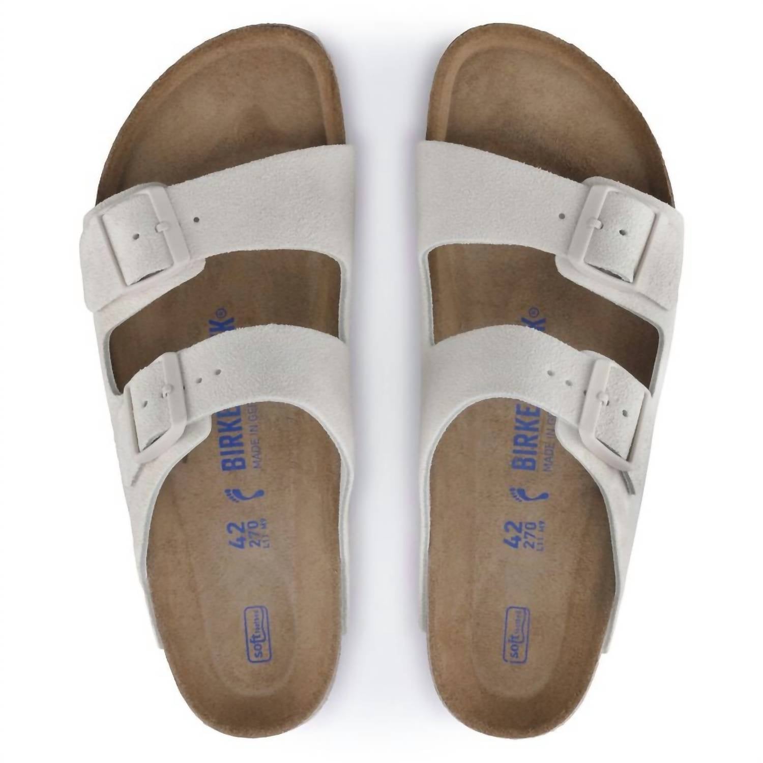 Women's Arizona Sandal In Suede/antique White