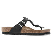 Gizeh Braided Sandals In Black