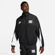 Men's Nike Starting 5 Basketball Jacket Black Long Sleeve Relaxed Fit SRT218