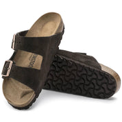 Unisex Arizona Sandal In Mocha Suede