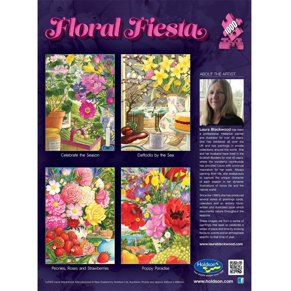 1000pc Floral Fiesta: Poppy Paradise