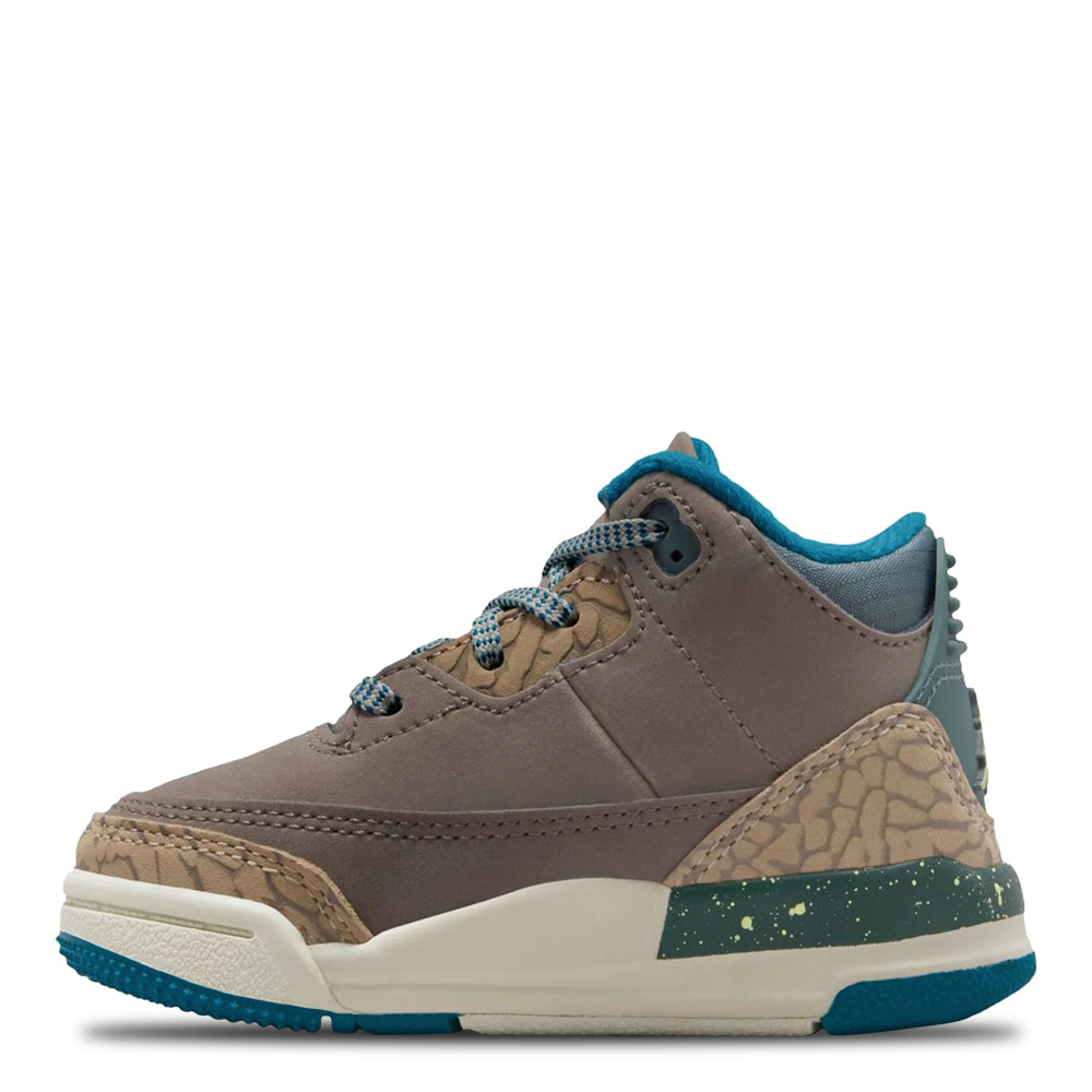 Air Jordan 3 Retro - Olive Grey - Toddler Sneakers