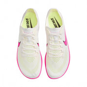 Unisex Zoomx Dragonfly Track Shoes In Sail Fierce Pink