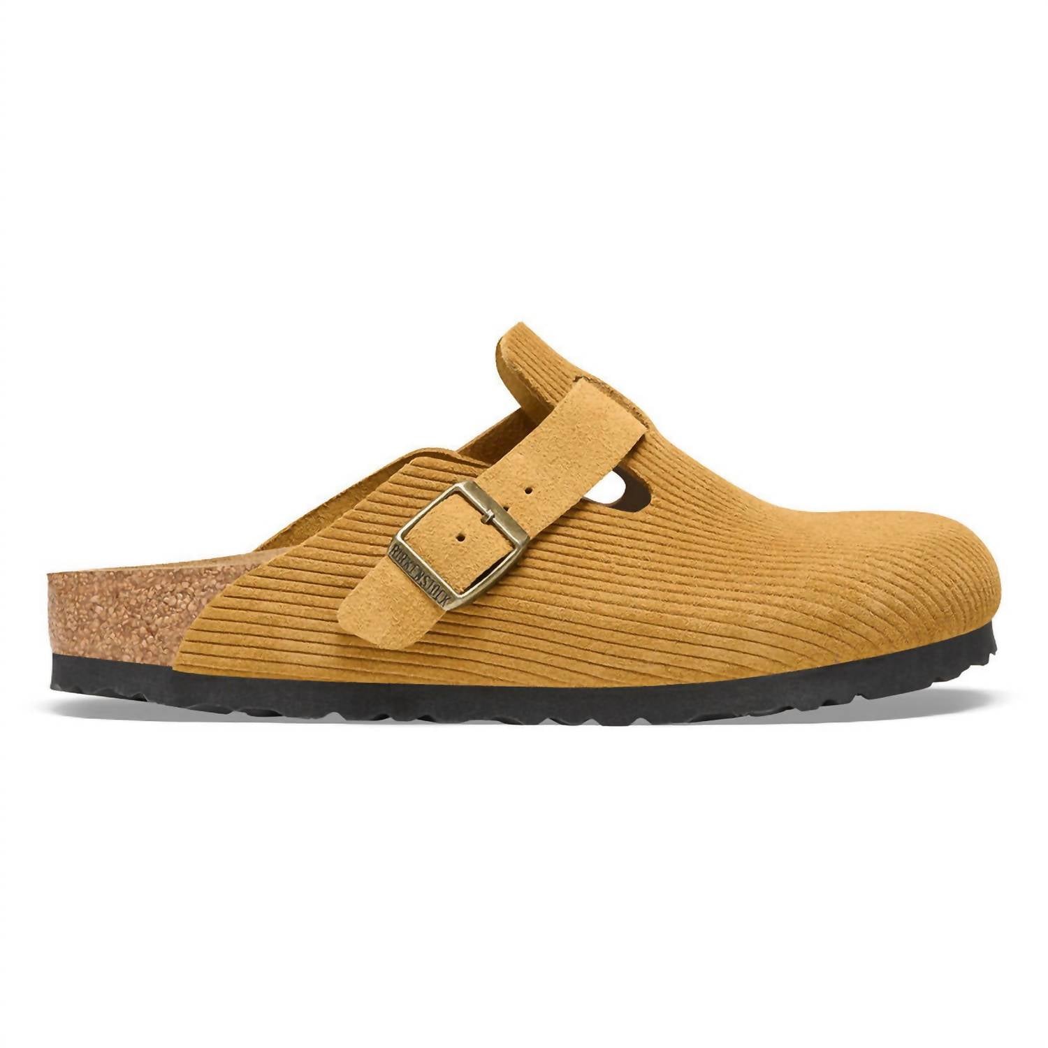 Women's Boston Cord Clog In Cork Brown