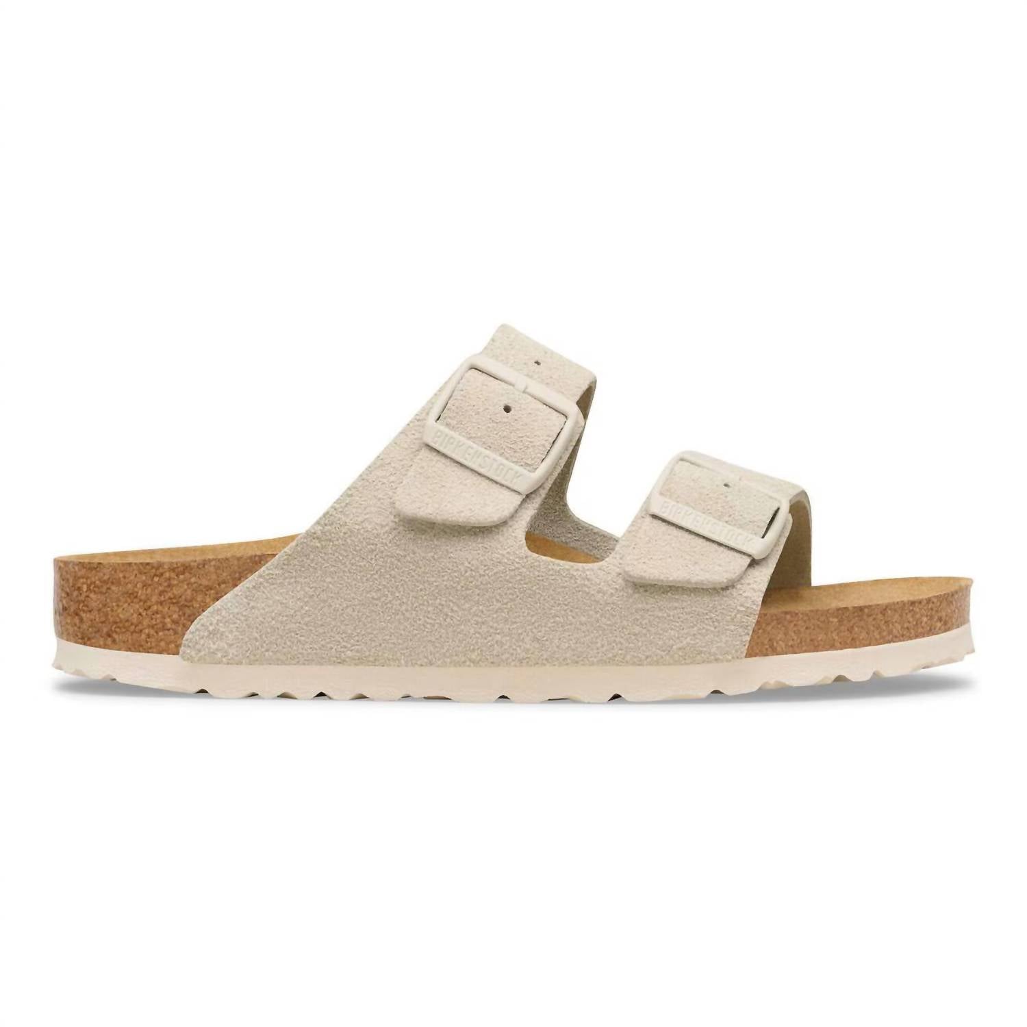 Women's Arizona Suede Leather Sandal In Oyster