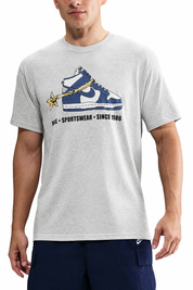 Men's Nike Sportswear Dunk Max90 T-Shirt Grey HQ9273-063