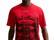 Chrome T-Shirt In University Red/black