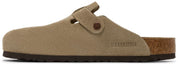 Birkenstock Boston Soft Footbed Suede Taupe