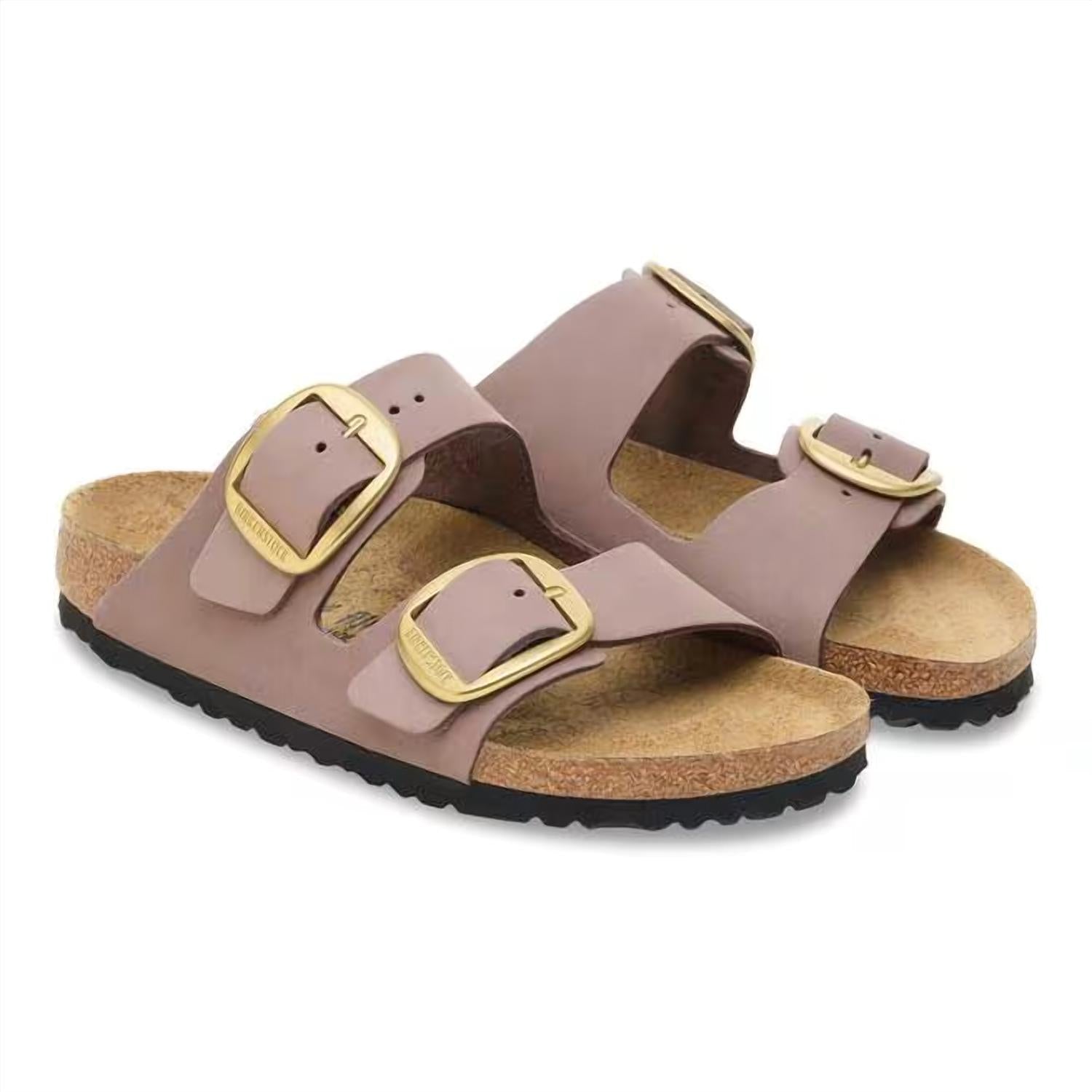 Women's Arizona Big Buckle Sandals In Faded Purple