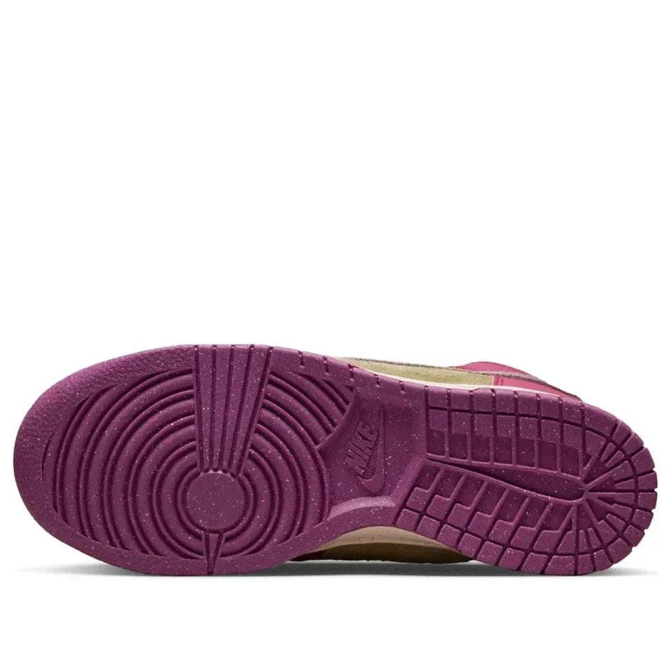 Nike Dunk High FB1273-500 Sneakers Dynamic Berry Suede Lifestyle Shoes
