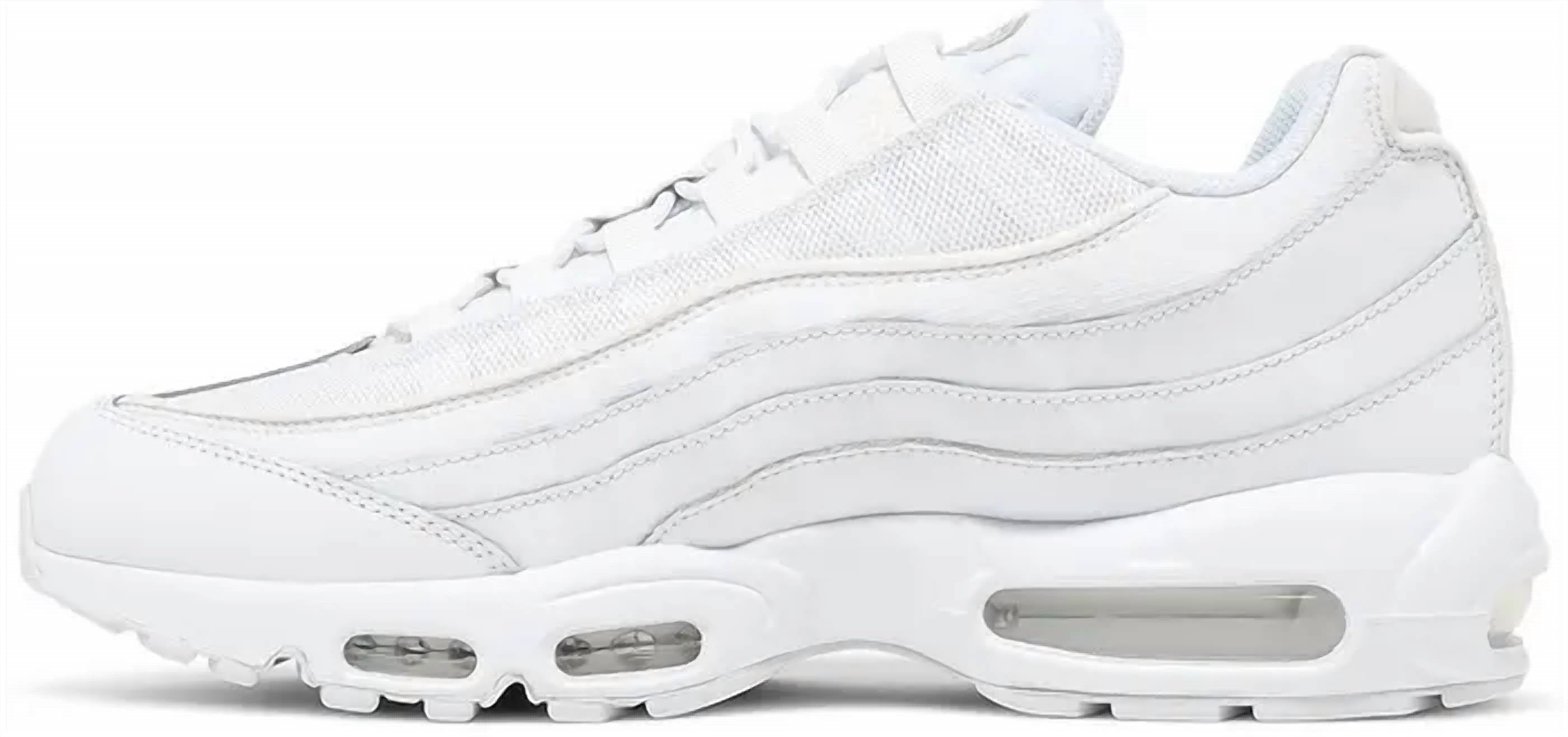 Men's Air Max 95 Shoes In Triple White