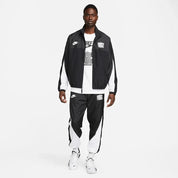 Men's Nike Starting 5 Basketball Jacket Black Long Sleeve Relaxed Fit SRT218
