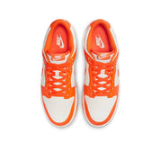Men Dunk Low Retro Shoes In Pale Ivory/ Safety Orange