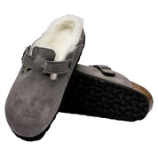 Women's Birkenstock Boston VL / Shearling Stone Coin 1017650