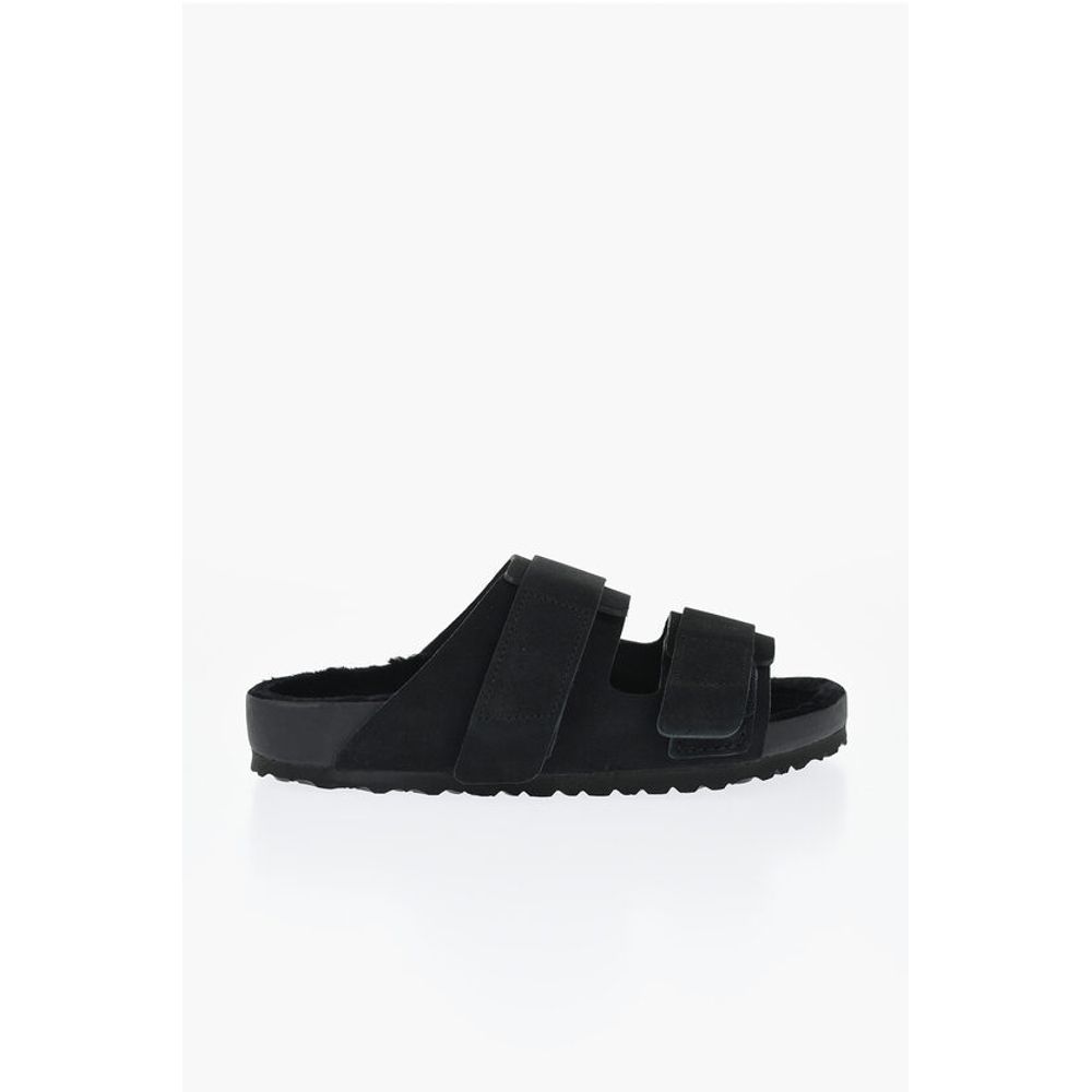 Birkenstock TEKLA Double Strap Suede UJI Sandals with Shearling Men's Sole