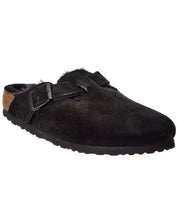 Birkenstock Boston Shearling Suede Sandal