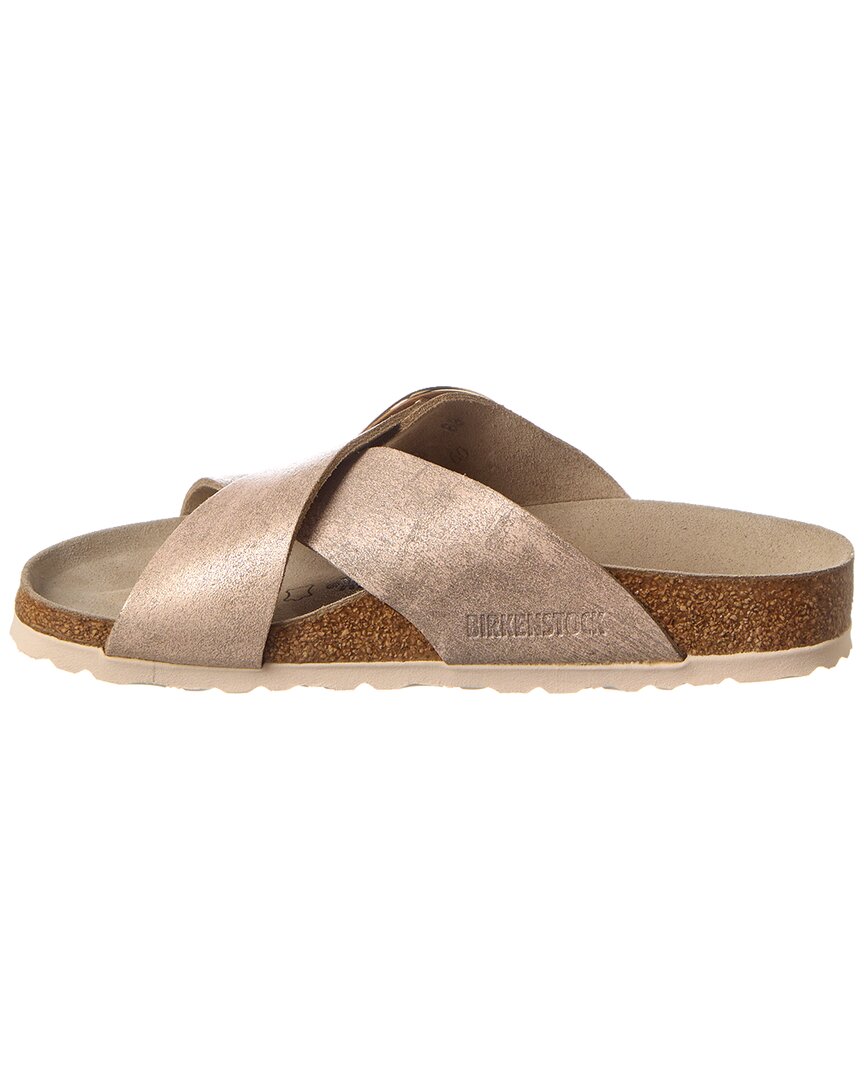 Birkenstock Siena Big Buckle Narrow Fit Suede Sandal