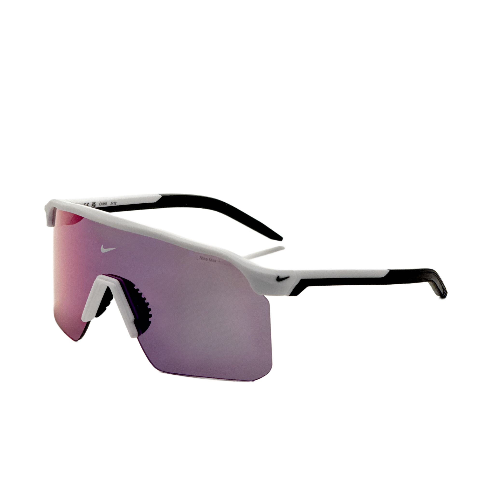 Nike Men's 61 mm White Sunglasses