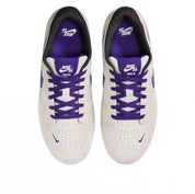 Men's Sb Force 58 Vikings Away Skate Shoes In Phantom/court Purple-Summit White