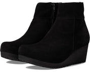Women's Birkenstock Papillio Bootie US 5-5.5 Black Leather Wedge Heel ZPO2479