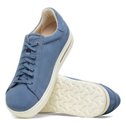 Women's Birkenstock Bend 1027295 Sneakers 9-9.5 Elemental Blue Suede Shoes FZP185 (Blue,9-9.5)