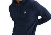Men's Club Fleece Pull Over Hoodie In Navy