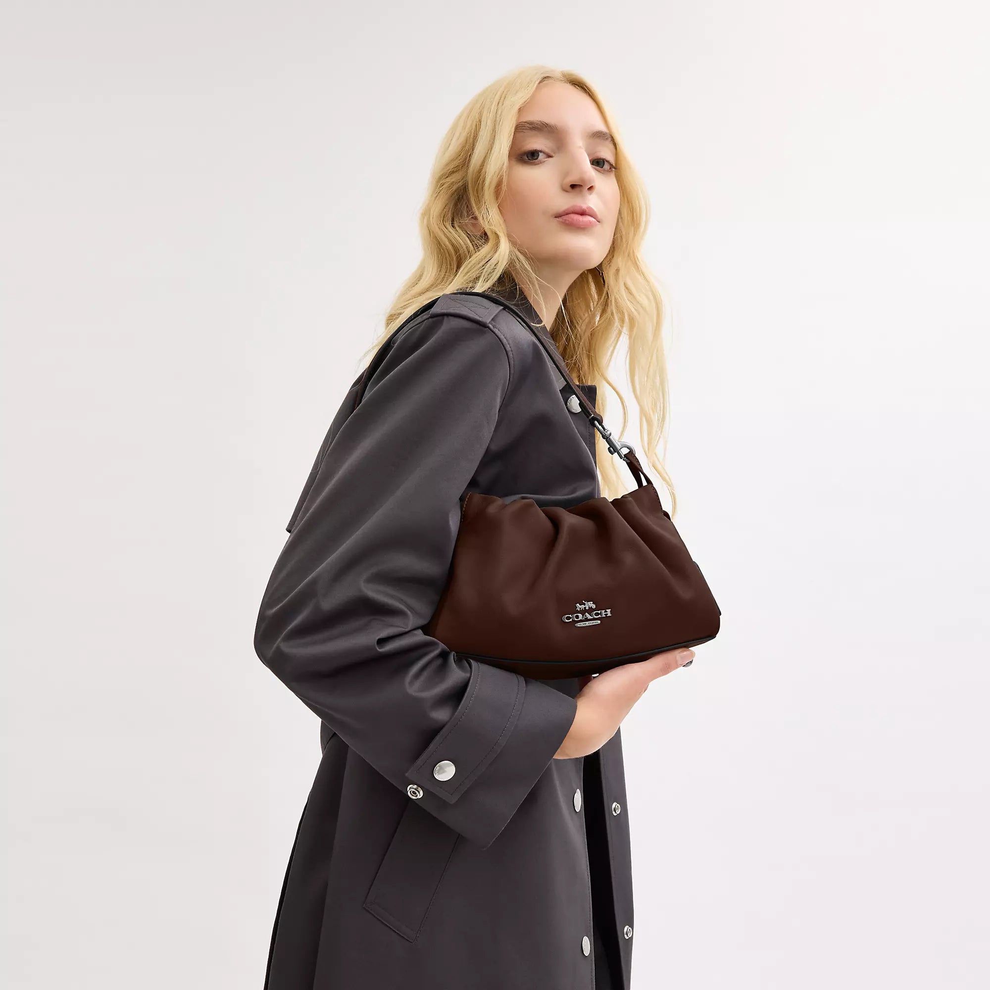 Coach Outlet Faye Shoulder Bag With Ruching