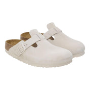 Birkenstock Boston BS Modern Suede Antique White  1024731 Men's