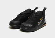 Toddler Nike Air Max 270 DV7145-001 Sneaker US Black Lace-Up Casual Shoes