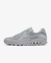 Men's Nike Air Max 90 CN8490 Sneakers Wolf Grey Leather Casual Lifestyle Shoes