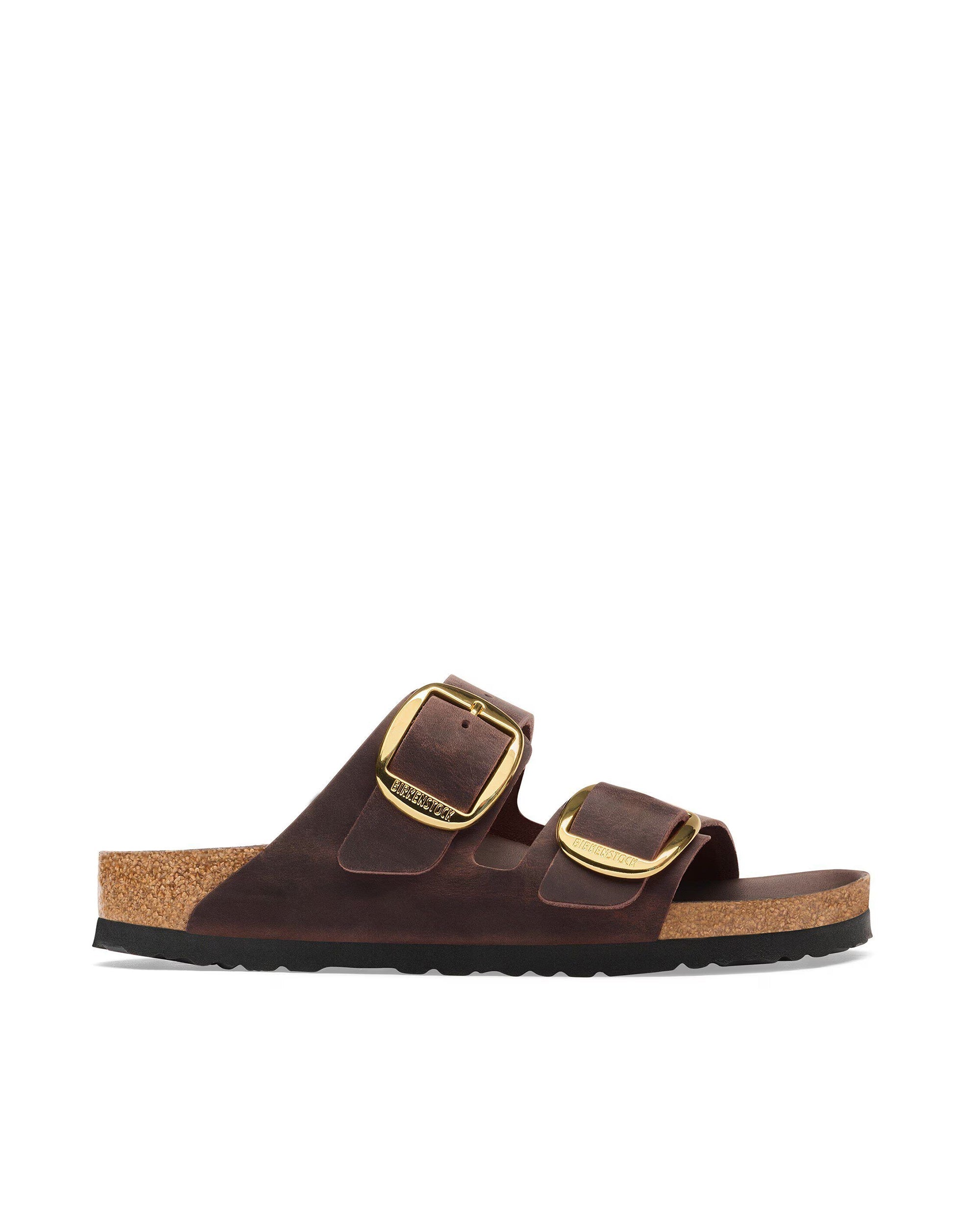 Anatomical Cork Footbed Sandal With Gold-Tone Buckles