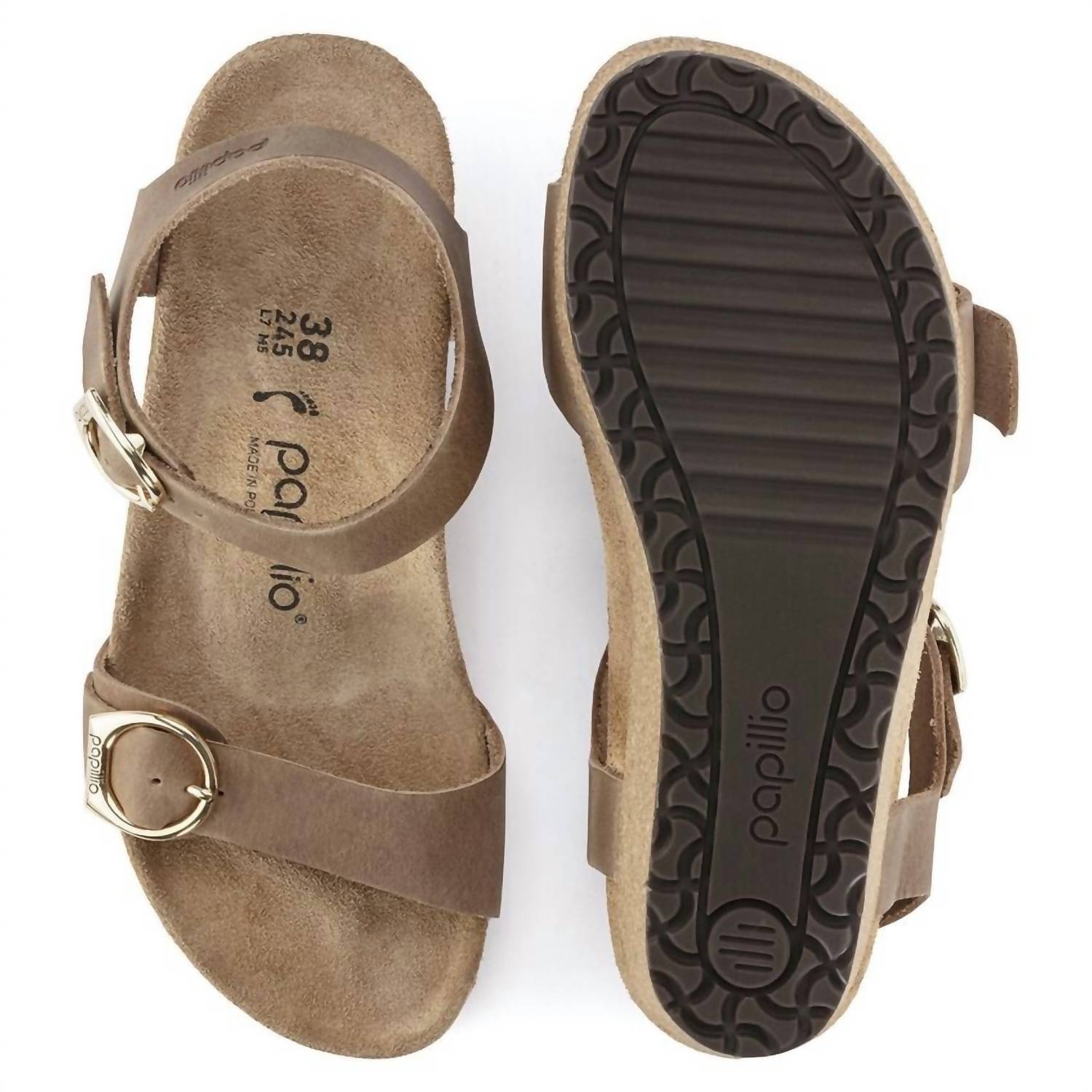 Women's Papillio Soley Ring Buckle Sandal - Narrow Width In Cognac
