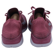 Nike Free RN Flyknit Sneakers in Vintage Wine Polyester