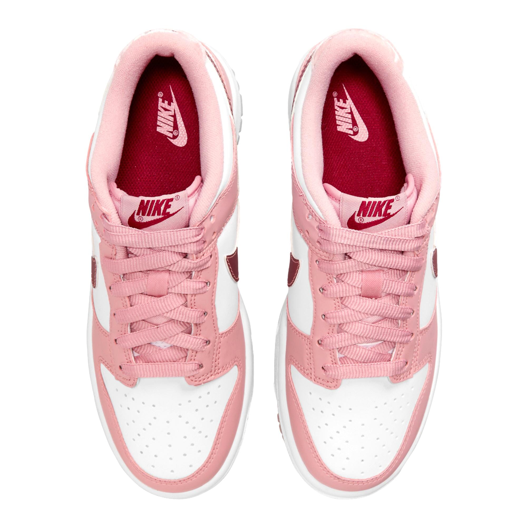 Grade-School Nike Dunk Low Pink Glaze / Pink Glaze - White DO6485-600