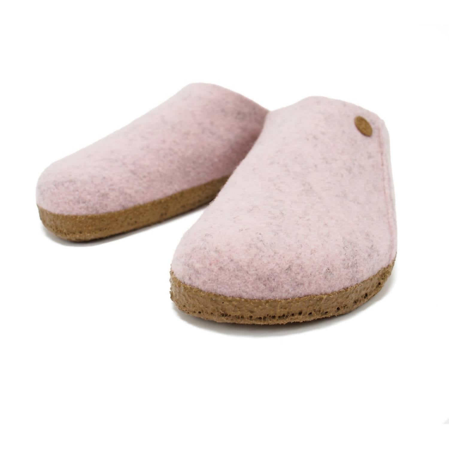 Women's Zermatt Rivet Shearling Comfort Clogs In Light Rose