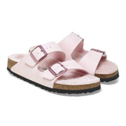Women's Arizona Shearling-Lined Slide Sandal In Desert Dust Light Rose