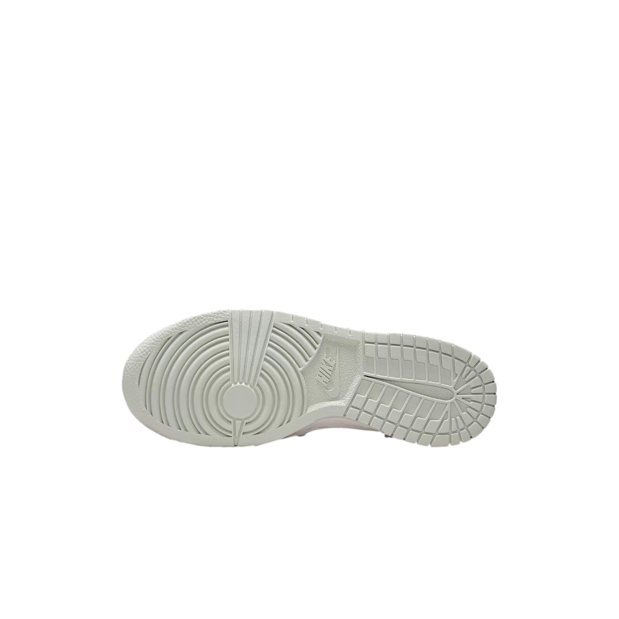 Grade-School Nike Dunk Low White / Light Silver - Photon Dust FB9109-124