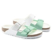 Women's Arizona Split Sandals In White Bold Jade