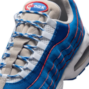 Men's Nike Air Max 95 Big Bubble Lawson Blue Sapphire/White-Light Smoke Grey-Metallic Silver IR1944-400