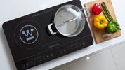 Westinghouse Double Induction Cooktop, 2400W, Slim Design
