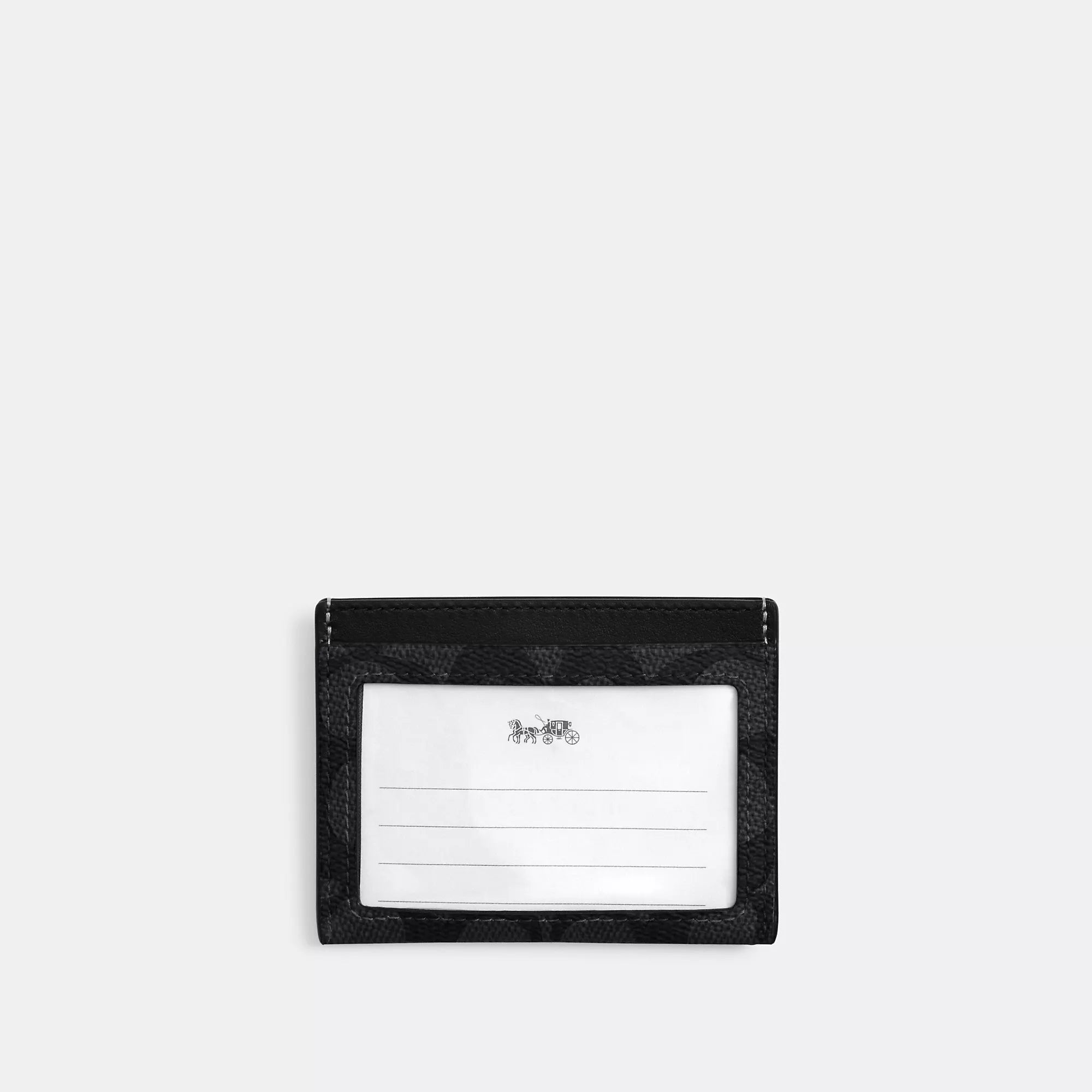 Coach Outlet Slim Id Card Case In Signature Canvas