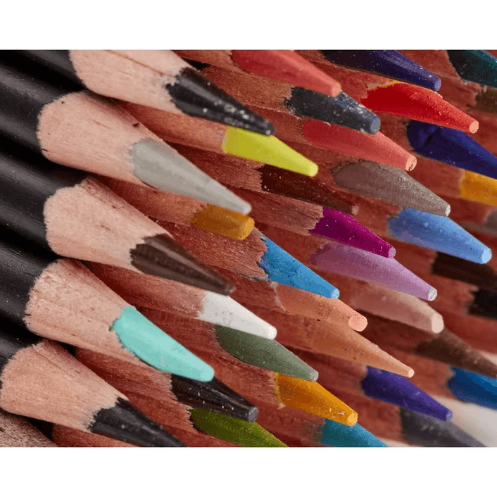 72 Derwent ChromaFlow Coloured Artists Pencils Tin Set Professional