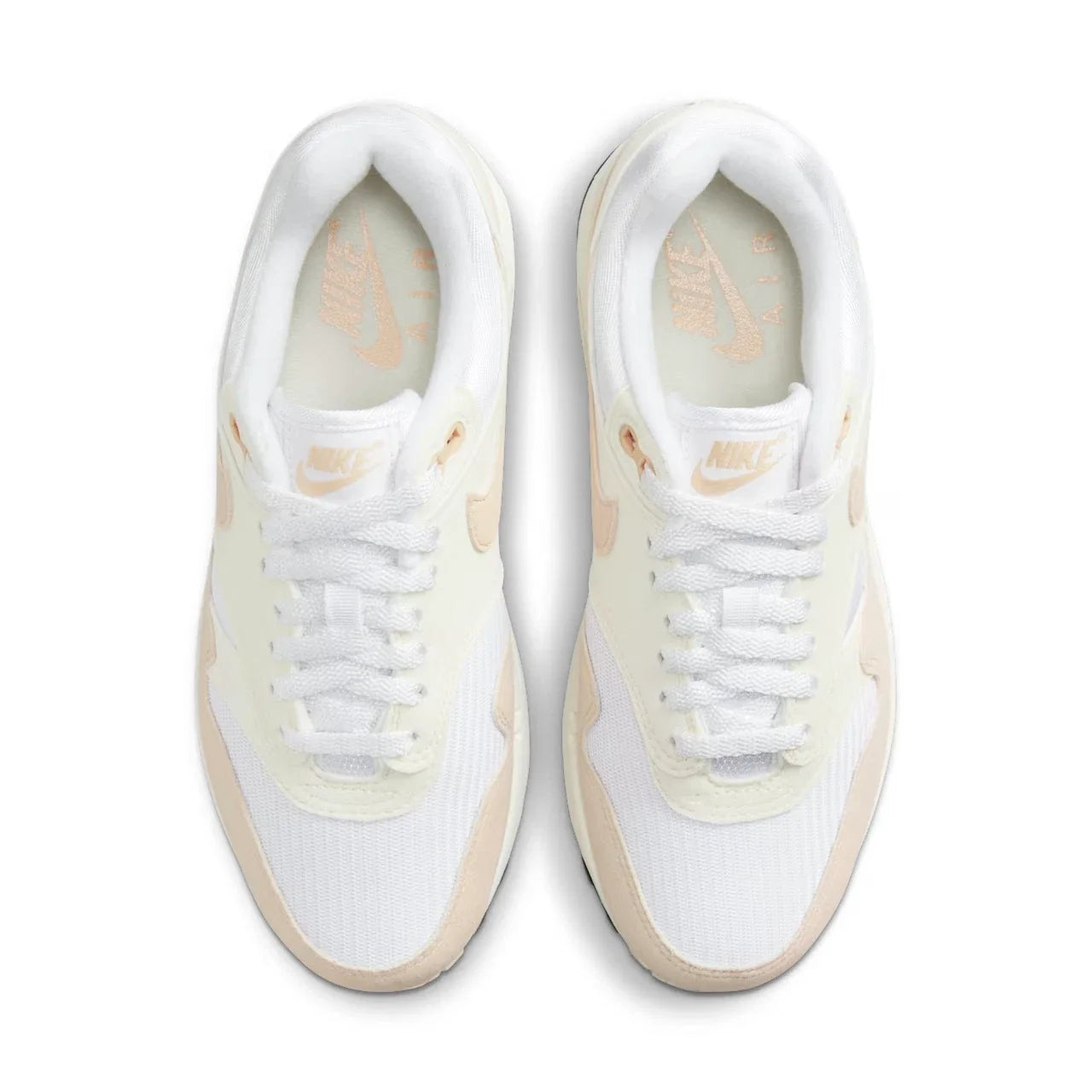 Nike Air Max 1 DZ2628-101 Sneakers Women's Ivory Lifestyle Shoes RHS8589