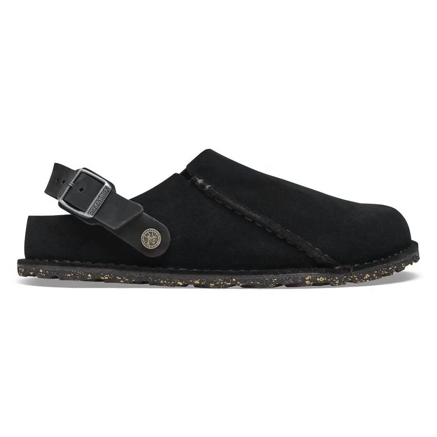 Women's Lutry Suede Clog In Black