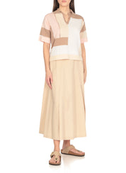 Beige Gizeh Big Buckle Sandals