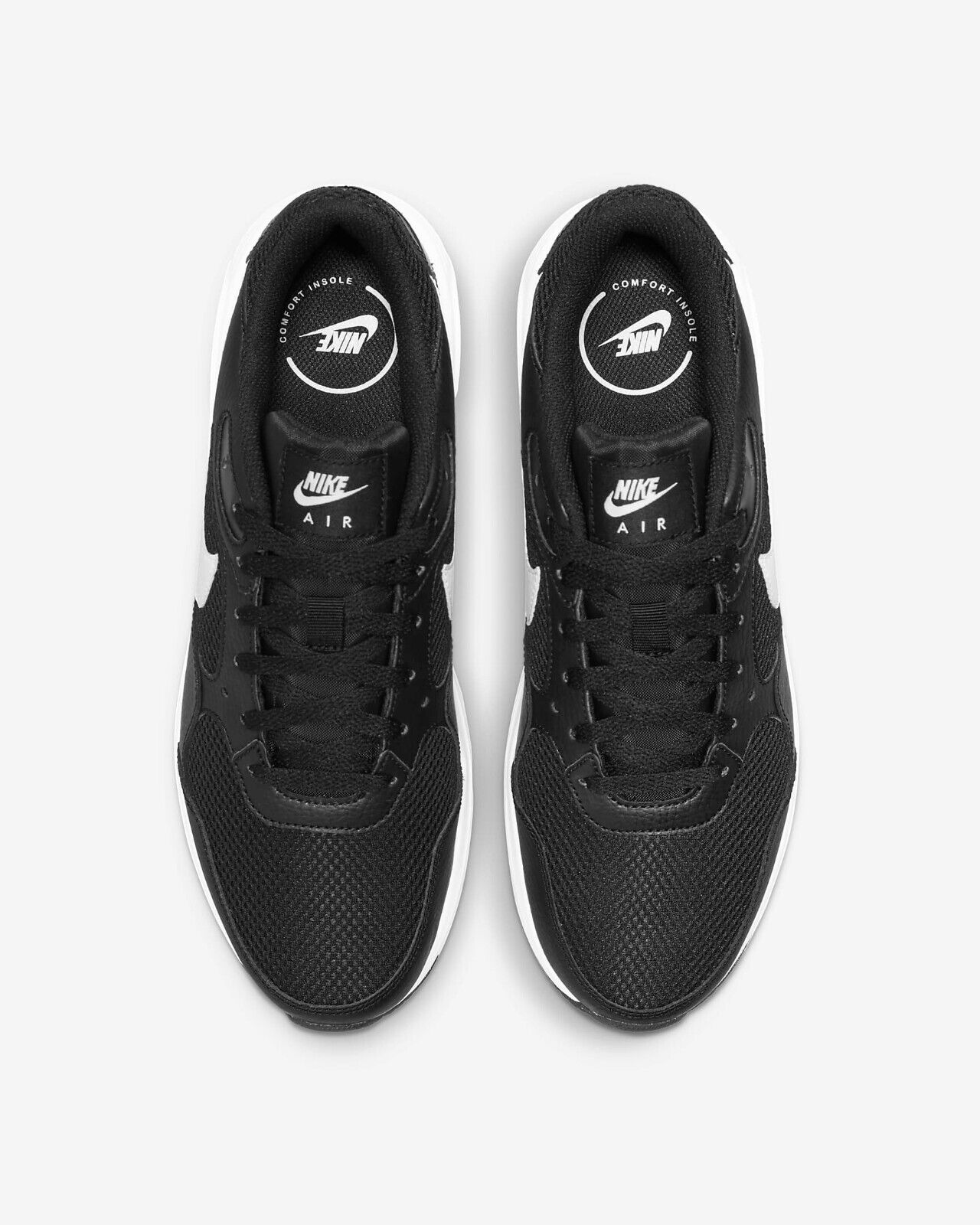 Men's Nike Air Max SC CW4555-002 Sneaker Black White Comfort Low Top Running Shoes