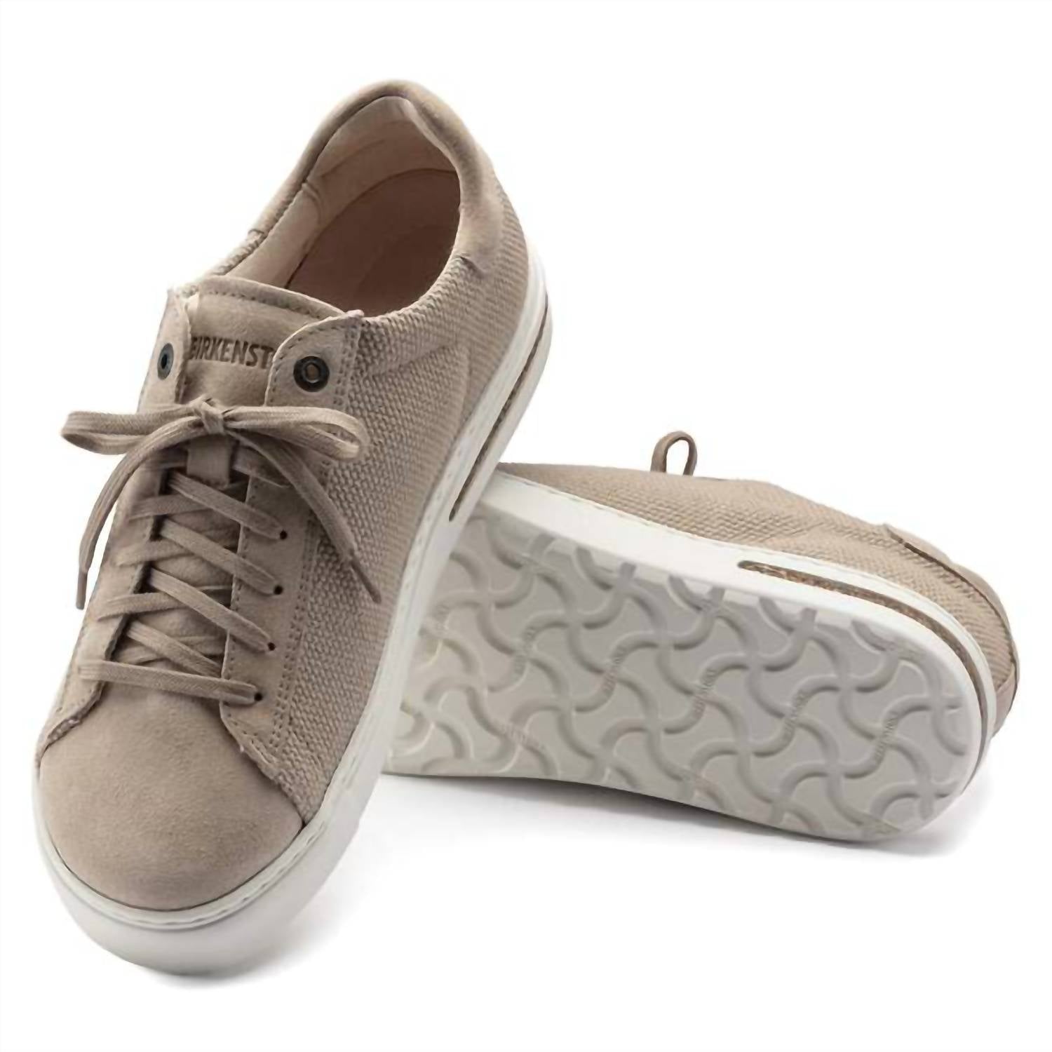 Women's Bend Low Canvas-Suede Sneakers In Sandcastle