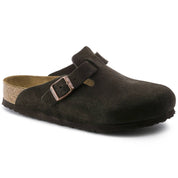Unisex Boston Suede Clog In Mocha