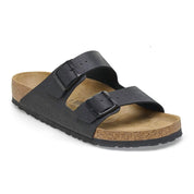 Unisex Arizona Sandals In Saffiano Black